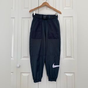 Nike Black Nylon Joggers
